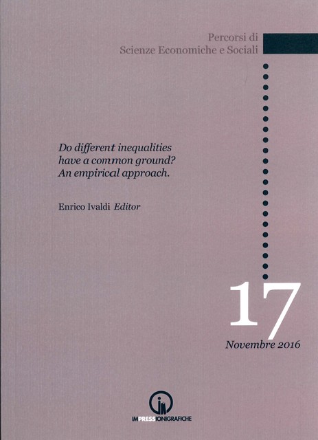 Book Cover: Have different inequalities a common ground?  An empirical approach